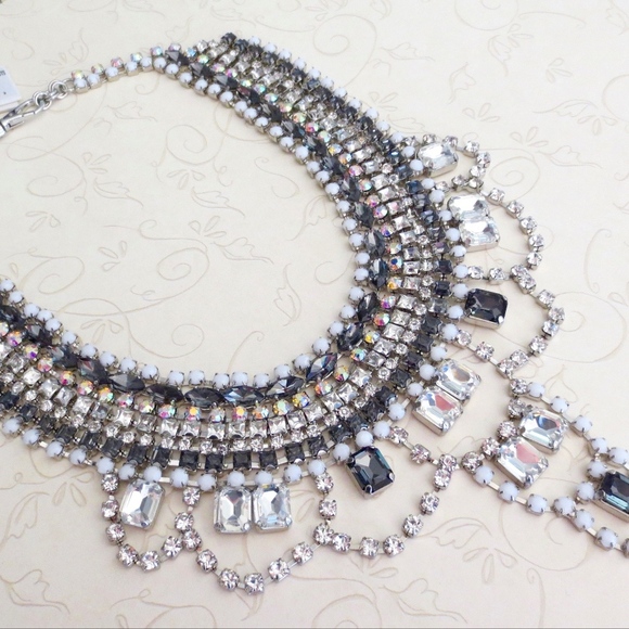 NWT JUICY COUTURE Rhinestone Bling Necklace! - Picture 6 of 8